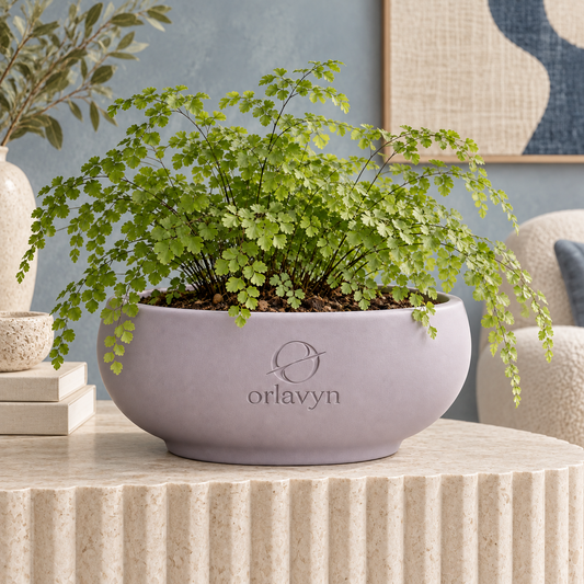 Orlavyn® Soft Lilac Low Basin Planter