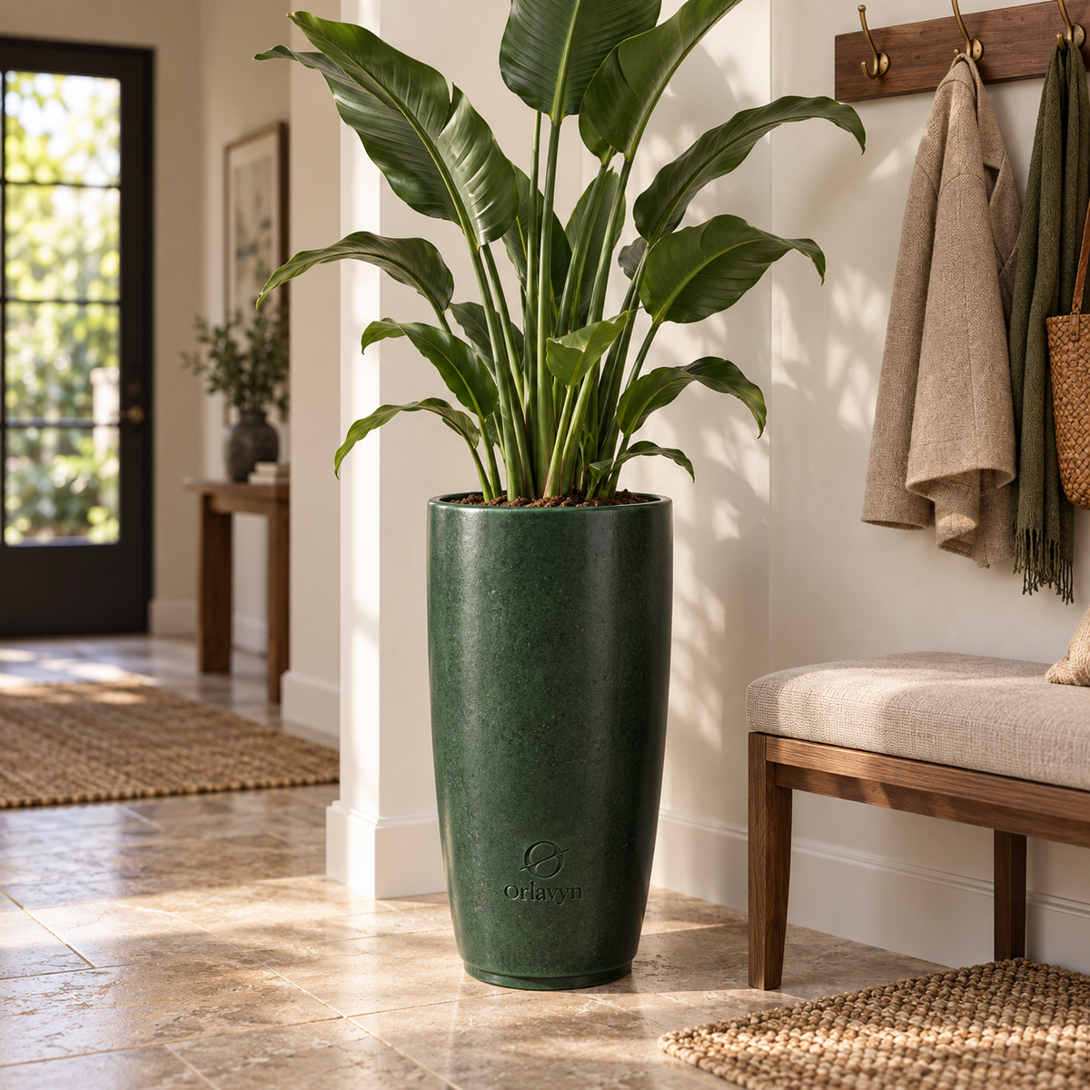 Orlavyn® Deep Forest Column Floor Planter