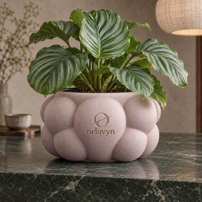 Orlavyn® Dusty Rose Bubble Form Planter