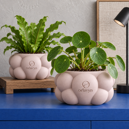 Orlavyn® Dusty Rose Bubble Form Planter