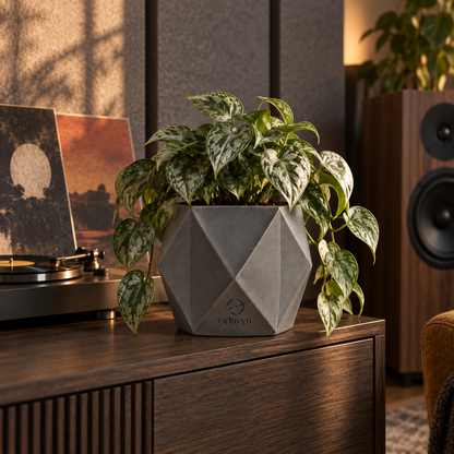 Orlavyn® Charcoal Fold Form Planter